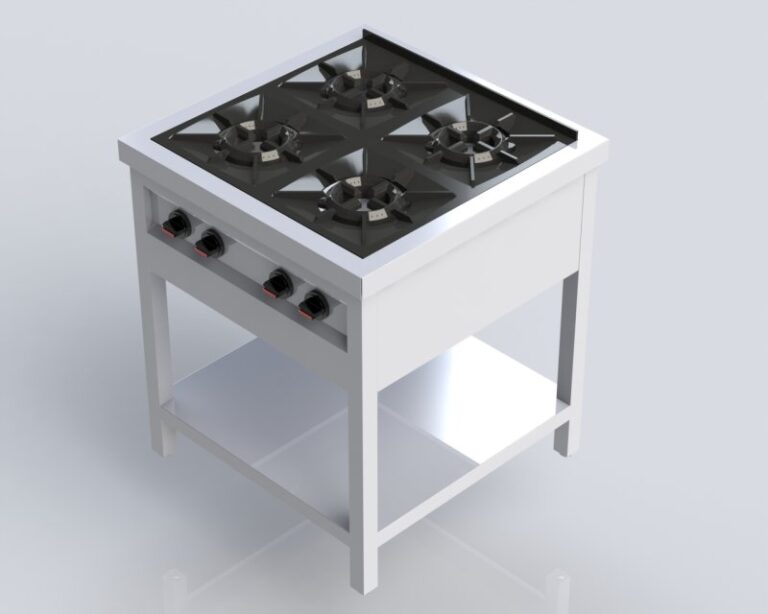 4 BURNER LOW PRESSURE COOKER FREE STANDING
