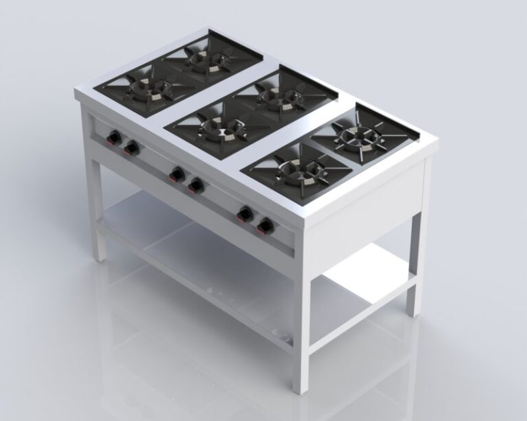 6 BURNER LOW PRESSURE COOKER FREE STANDING