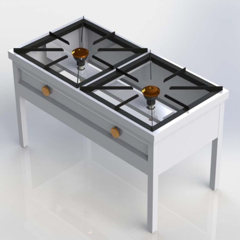 2 BURNER HIGH PRESSURE COOKER FREE STANDING