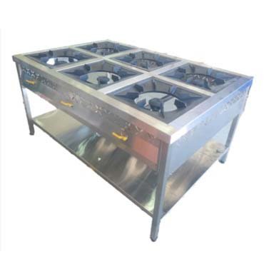 6 BURNER LOW PRESSURE COOKER FREE STANDING 900MM