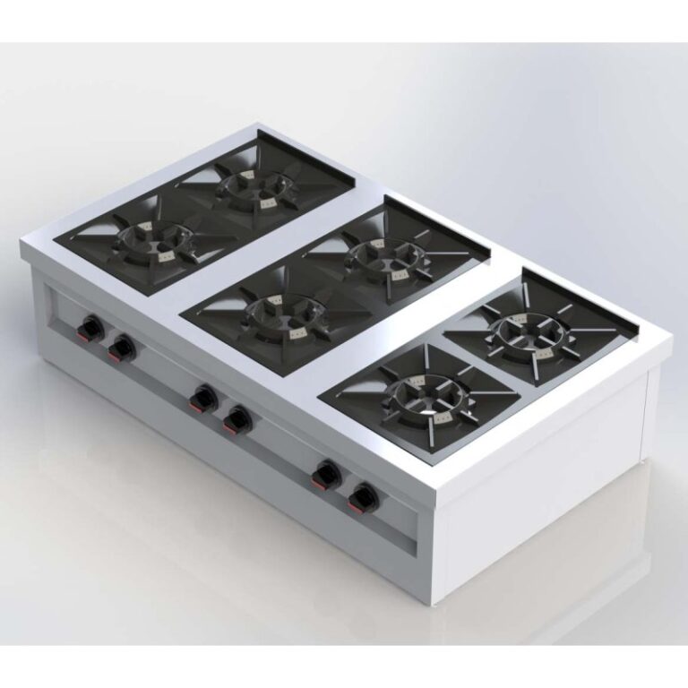 6 BURNER LOW PRESSURE COOKER TABLE TOP