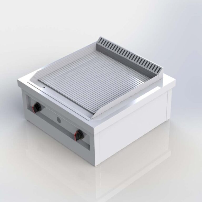 TABLE TOP GROOVED HOT PLATE GRIDDLE 750