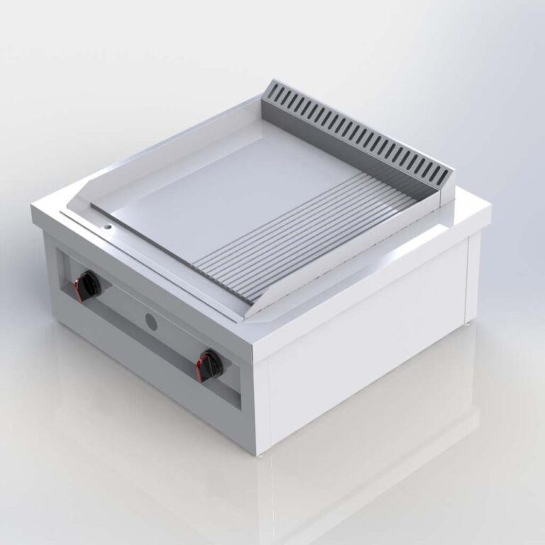 TABLE TOP 1/2 GROOVED 1/2 SMOOTH HOT PLATE GRIDDLE 750