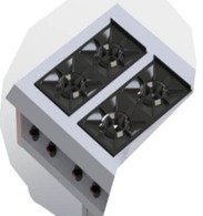 FOUR BURNER LOW PRESSURE FOR COMBINED COOKER