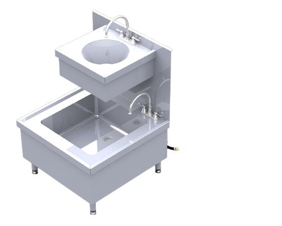 STAINLESS STEEL JANITOR SINK