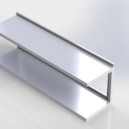 WALL SHELF DOUBLE WSD180